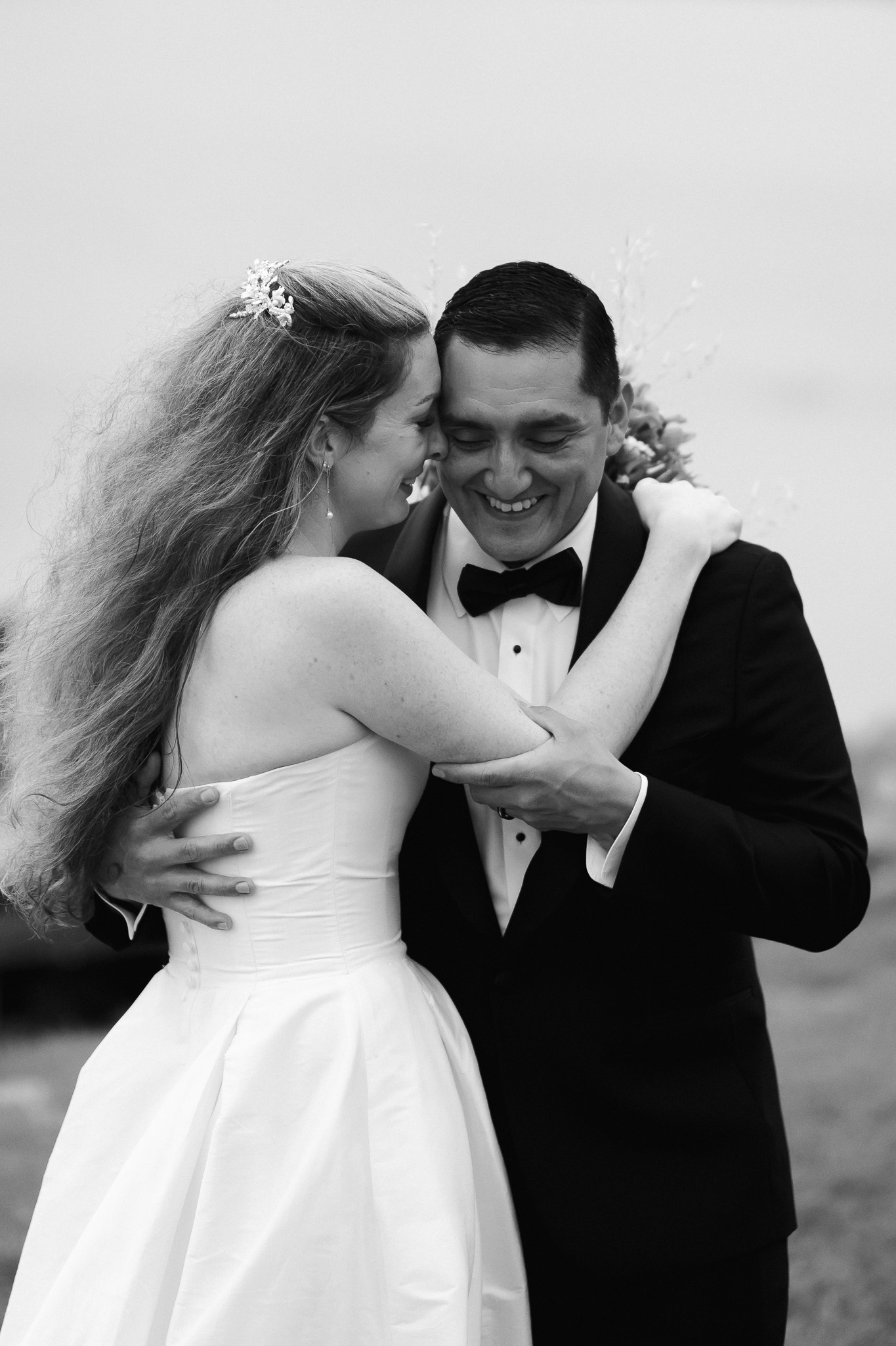 documentary photo of a couple captured by Austin wedding photographer